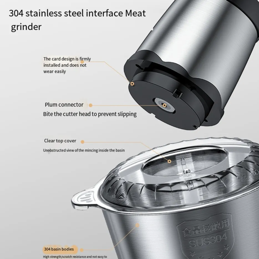 Miniatura 2 de MOLINO PARA CARNE ELECTRICO 2 LITROS